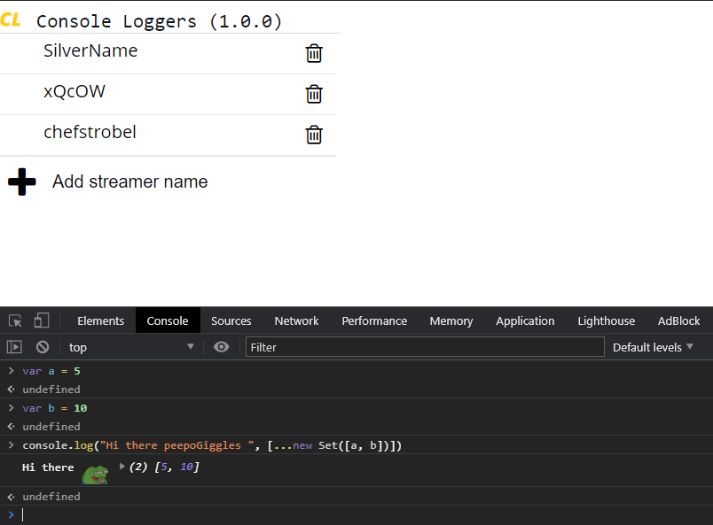 GitHub - theunforg1ven/console-loggers: Js method to use betterttv ...