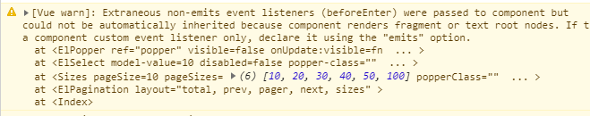 Pagination warning · Issue #921 · element-plus/element-plus · GitHub