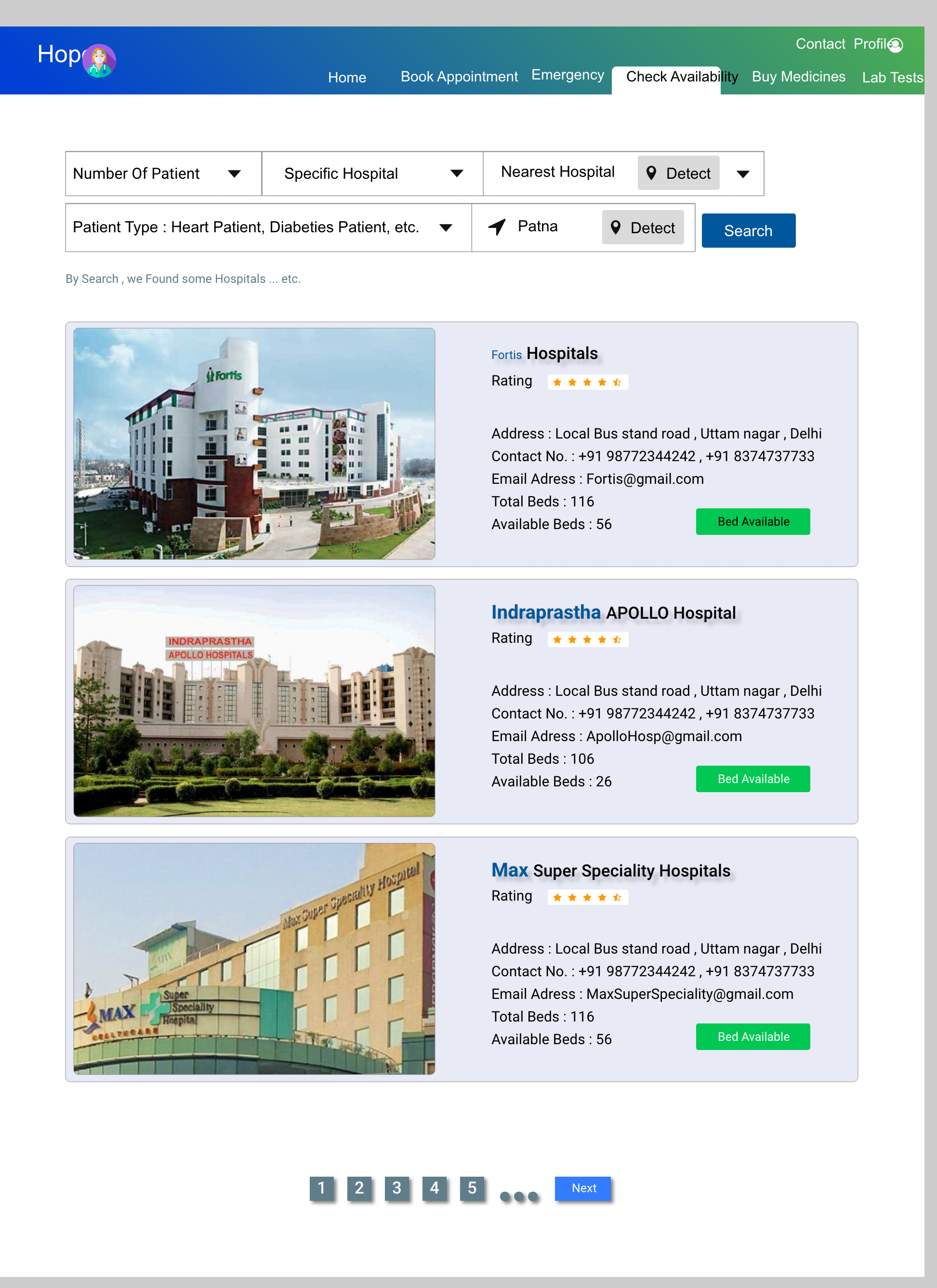 GitHub - AmitSanu9801/Hope-Hospital-Management-System: Envision a ...