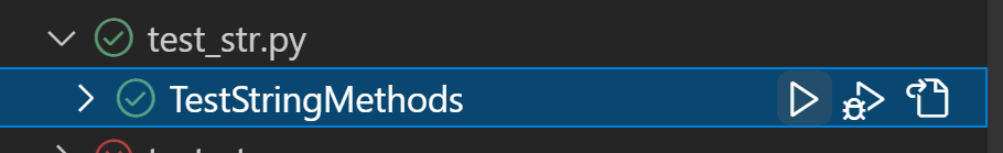 Python testing UI does not allow you run all the tests in the file ...