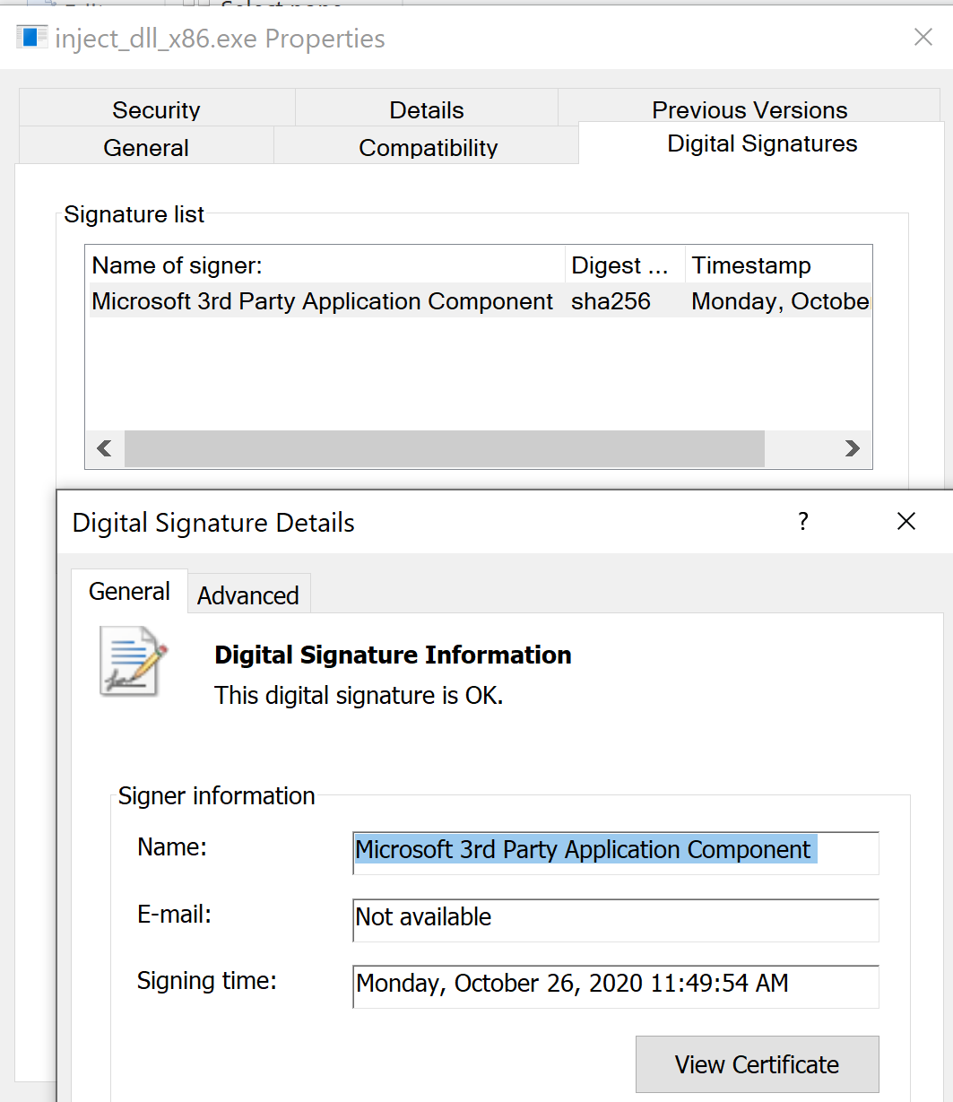 inject_dll_x86.exe is detected like malware · Issue 450 · microsoft