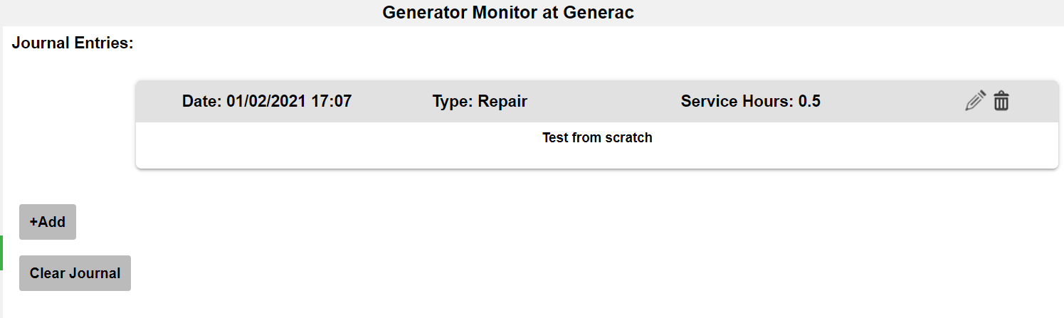 Service Journal entries · Issue #488 · jgyates/genmon · GitHub