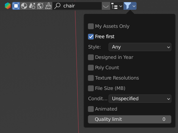 3dviewheaderfilters