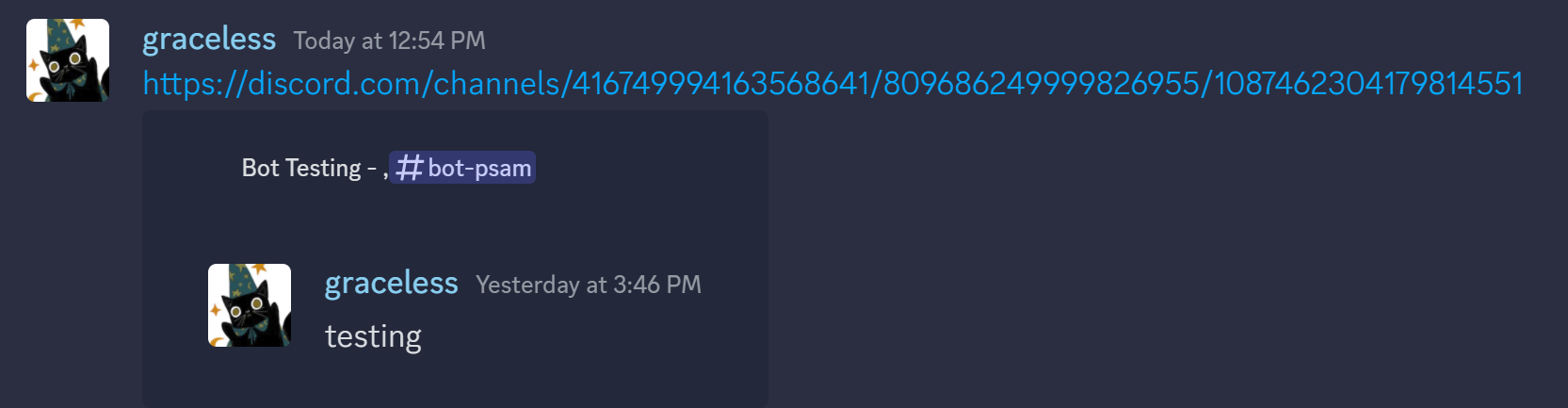 [Bug] message link embeds from dms not working · Issue #646 ...