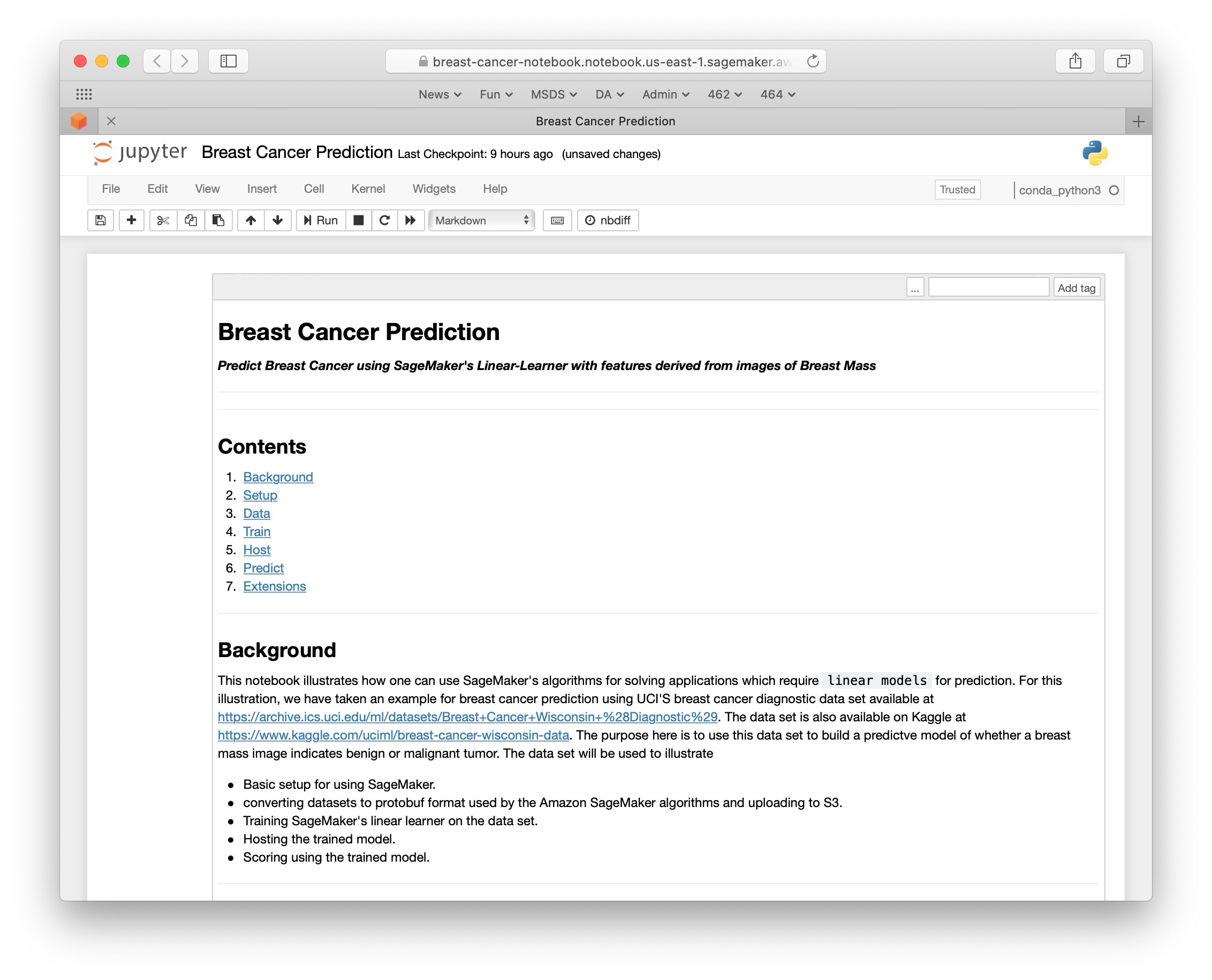 GitHub - stevedepp/BreastCancerDetectionViaSageMakerLambda: tgif ...