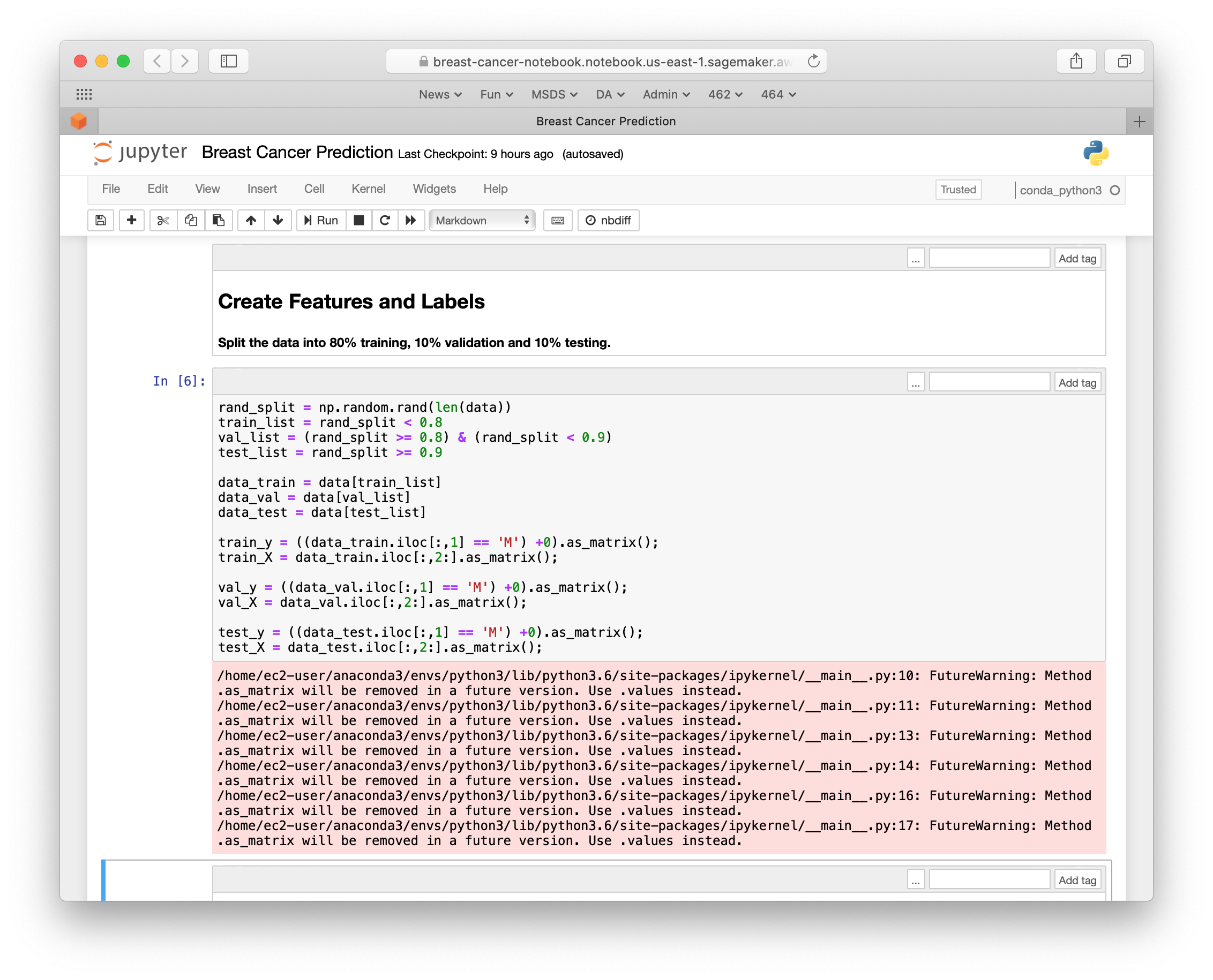 GitHub - stevedepp/BreastCancerDetectionViaSageMakerLambda: tgif ...