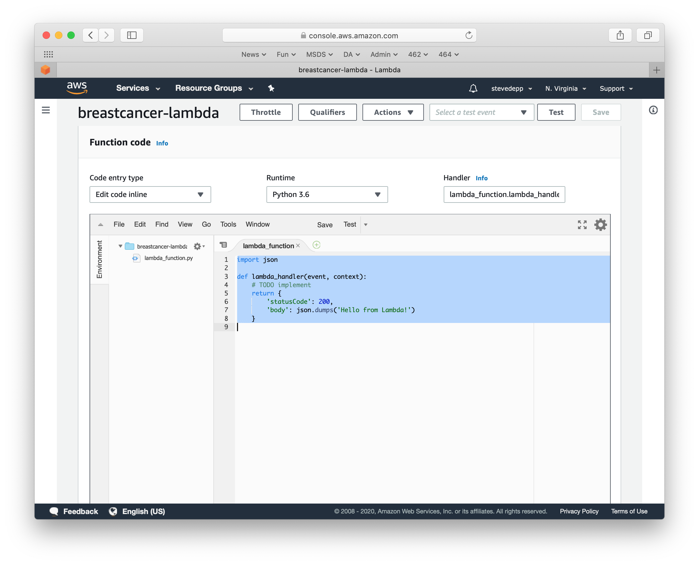 GitHub - stevedepp/BreastCancerDetectionViaSageMakerLambda: tgif ...