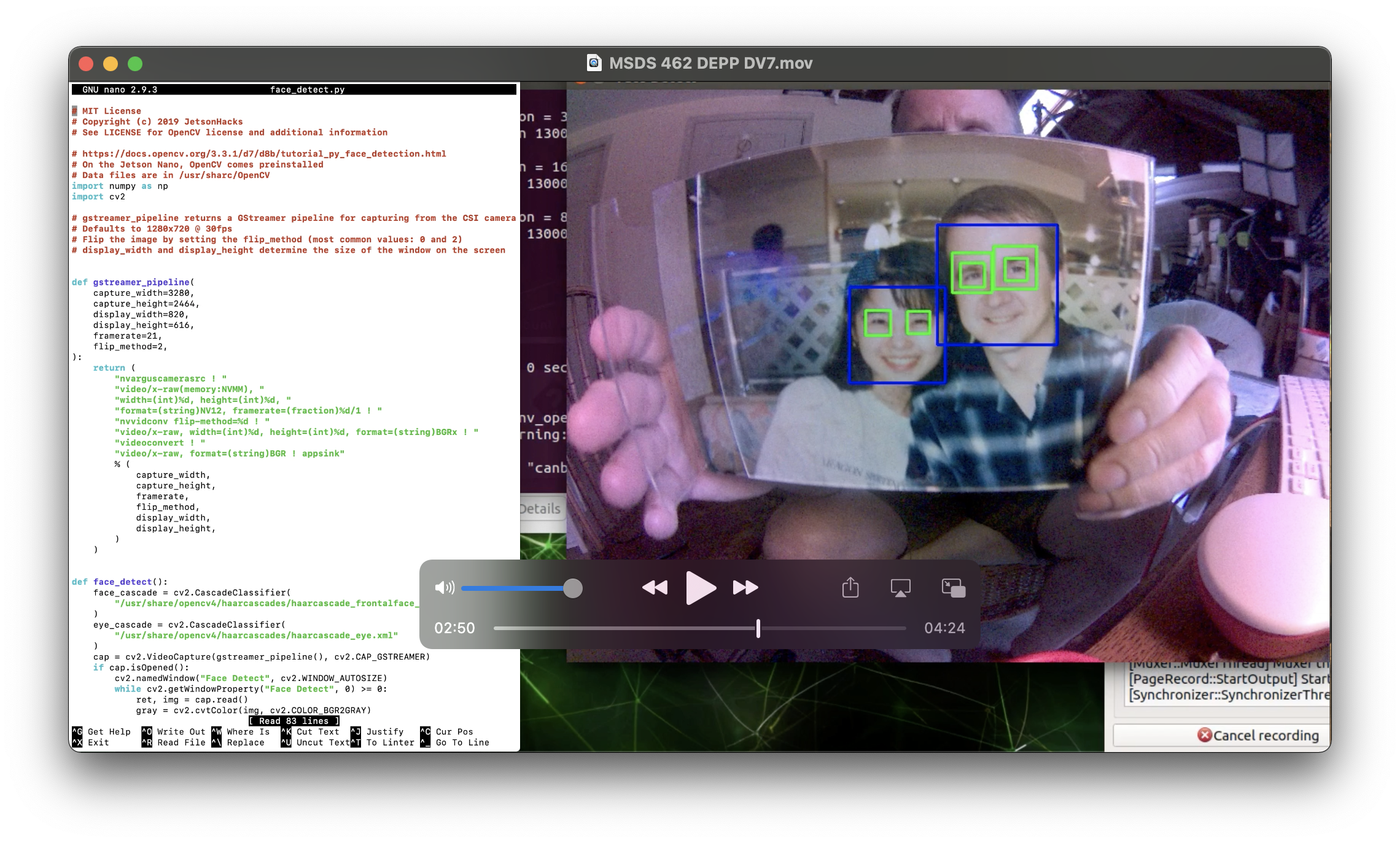 GitHub - stevedepp/FaceDetectionWebStreamingJetsonNano: Live video face ...
