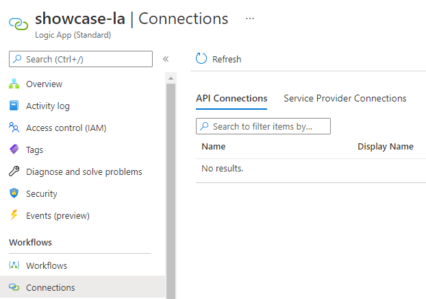 Improvement: Logic App Standard Connections overview should have ...