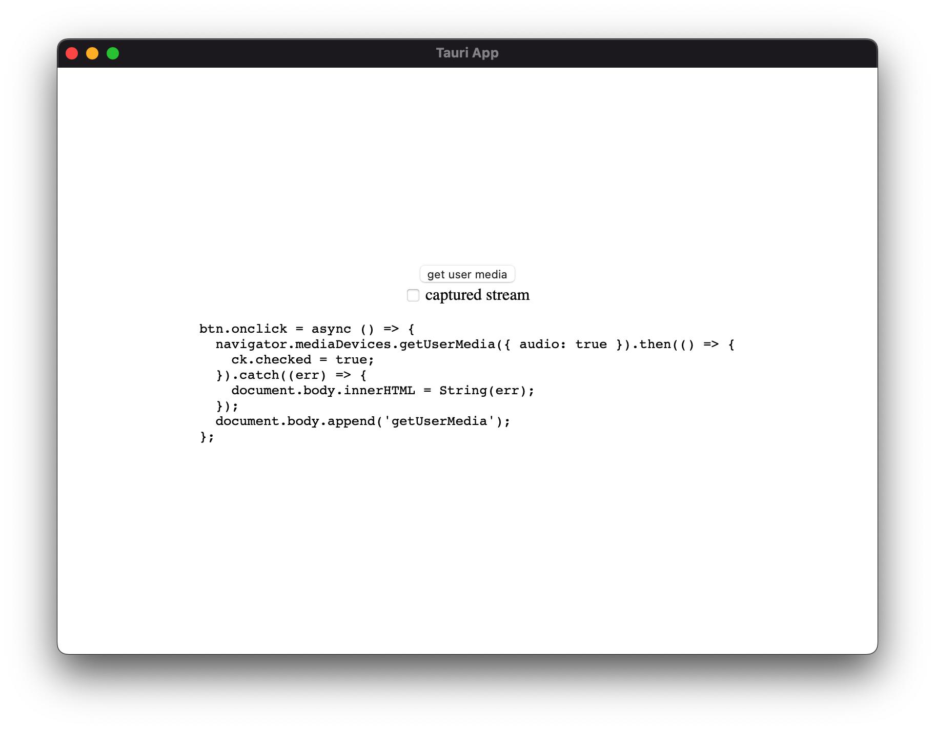  bug macos getusermedia not work on release mode issue 5039