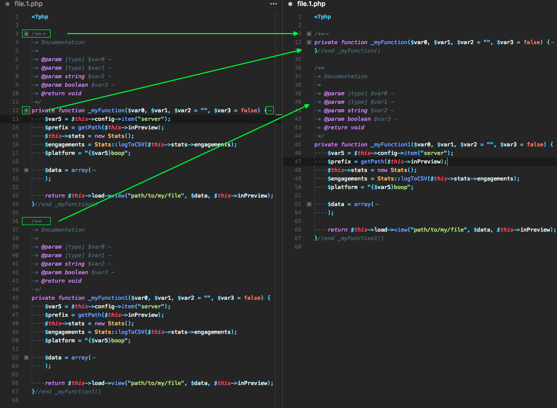 Code collapse state adheres to closed state if file opened up multiple ...