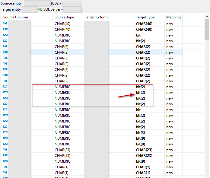 Exporting from DB2 to MS SQL maps Numeric to bit(2) · Issue #3344 ...
