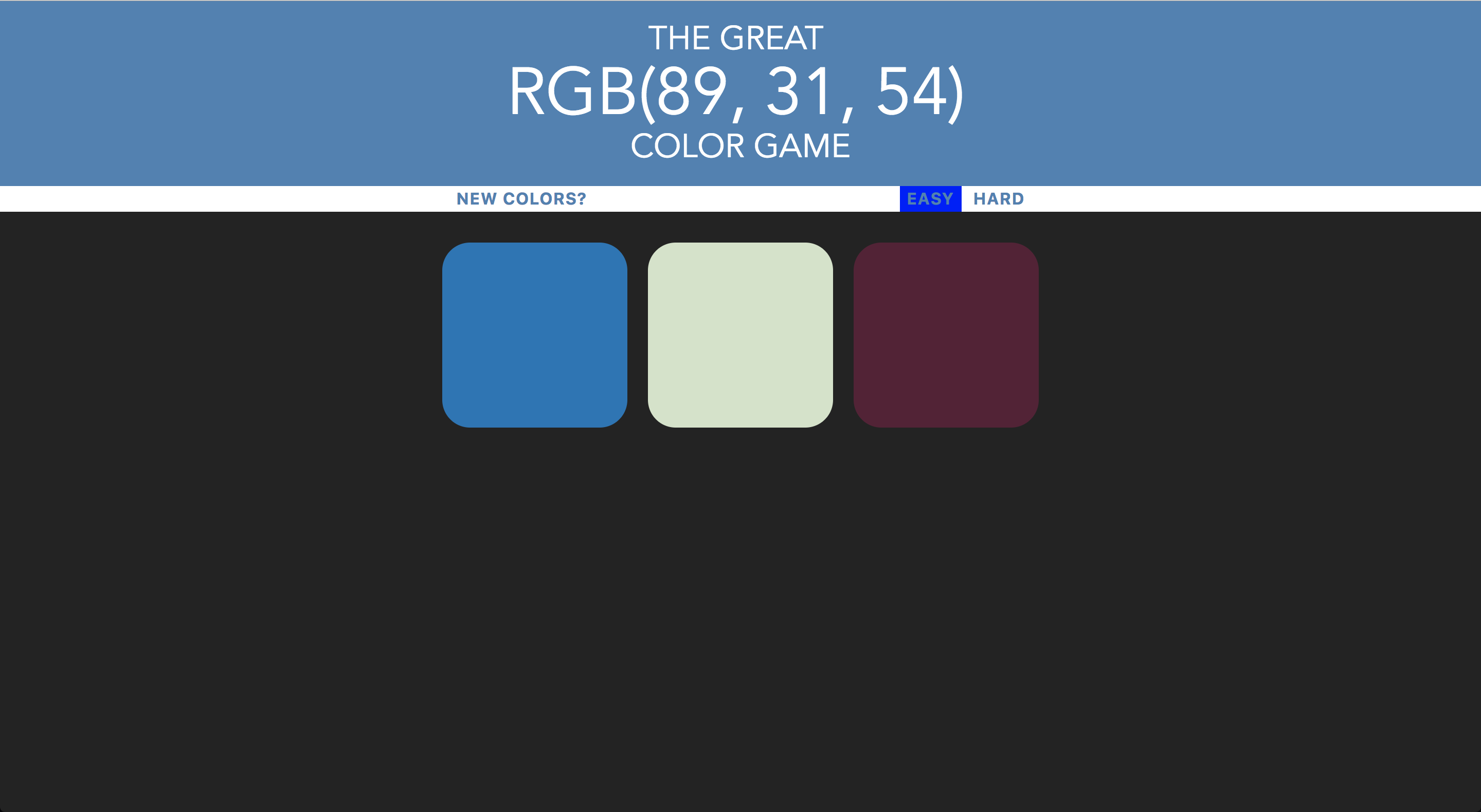 GitHub - aeolion7/rgbgame: In-browser, RGB color guessing game. The ...