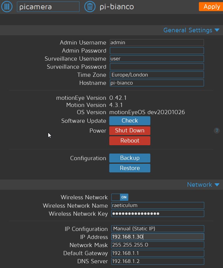 NTP Time Server not working · Issue 2819 · motioneyeproject