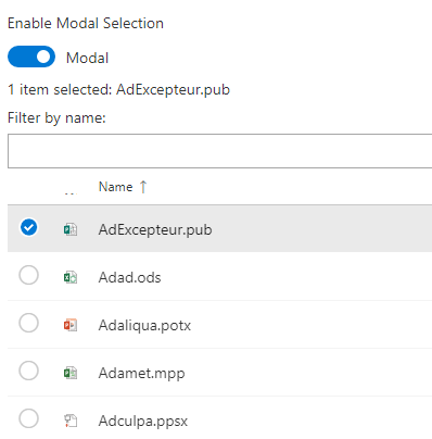 DetailsList Selection modal gets disabled when !this.count · Issue ...