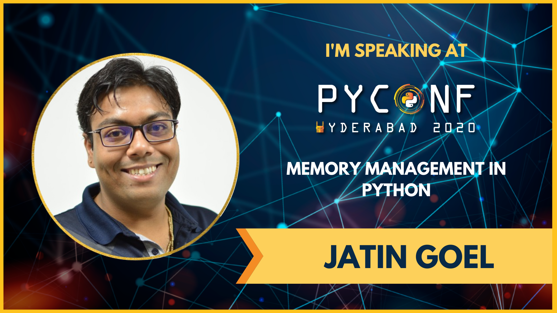 Pyconf Posters to be shared with Speakers: I'm speaking at PyConf Hyd · Issue ...