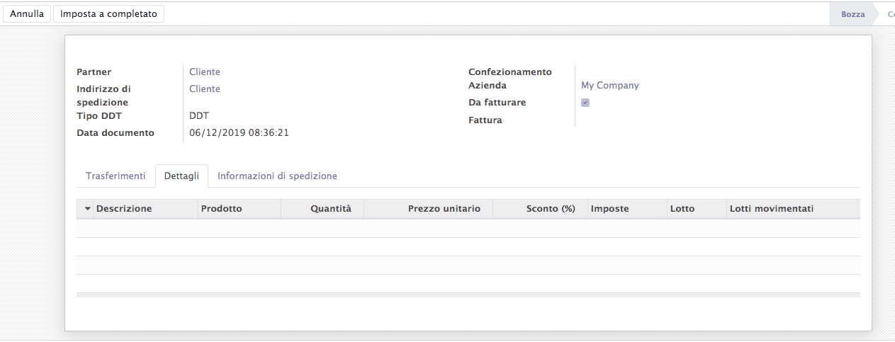 [12.0] l10n_it_ddt: problemi creazione DDT con picking in stato bozza e ...
