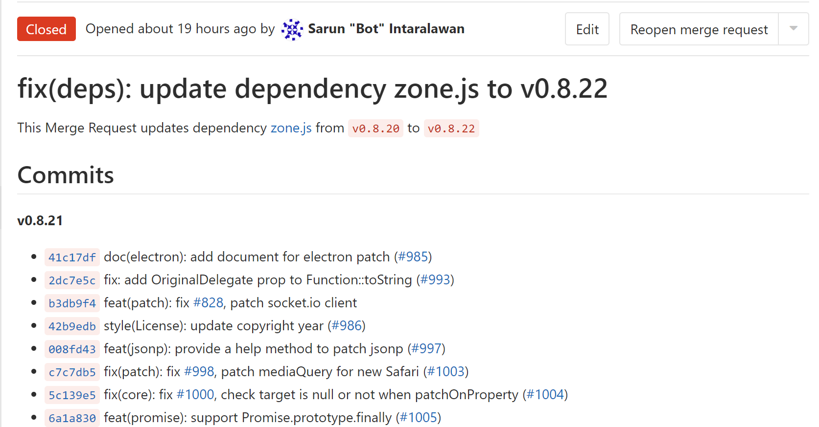 Renovate auto closes a PR/MR · Issue #1762 · renovatebot/renovate · GitHub