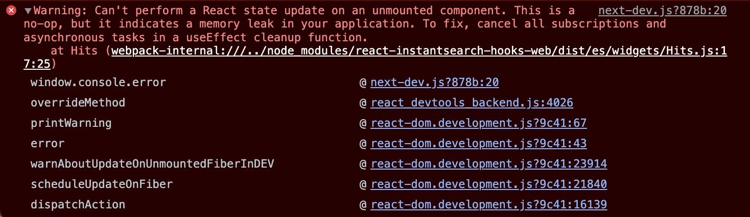 Empty No Result Boundary InstantSearch Hooks Warning Can t Perform empty-no-result-boundary-instantsearch-hooks-warning-can-t-perform