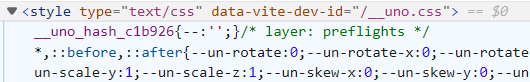 the default export and sideEffects of `virtual:uno.css?inline` · Issue ...