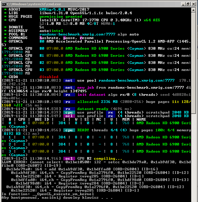 CL_INVALID_KERNEL_NAME · Issue 1242 · xmrig/xmrig · GitHub