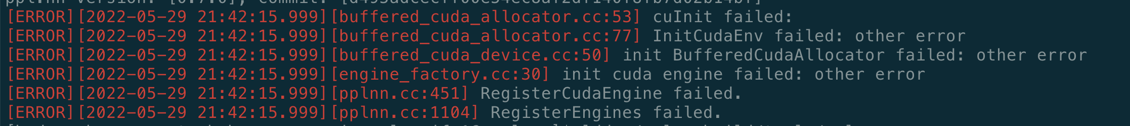 pplnn test tool run error · Issue #532 · OpenPPL/ppl.nn · GitHub