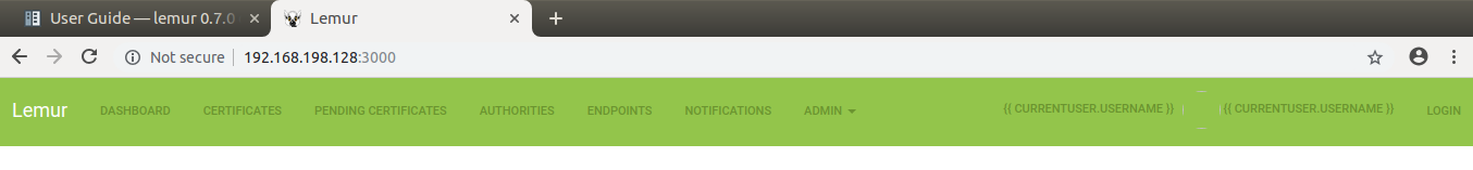 Lemur Web Interface Question · Issue #2447 · Netflix/lemur · GitHub