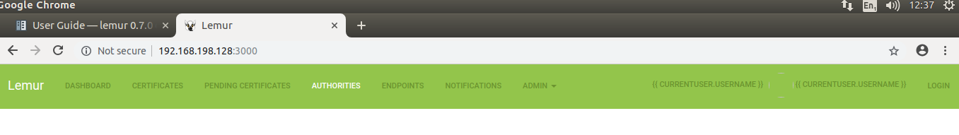 Lemur Web Interface Question · Issue #2447 · Netflix/lemur · GitHub