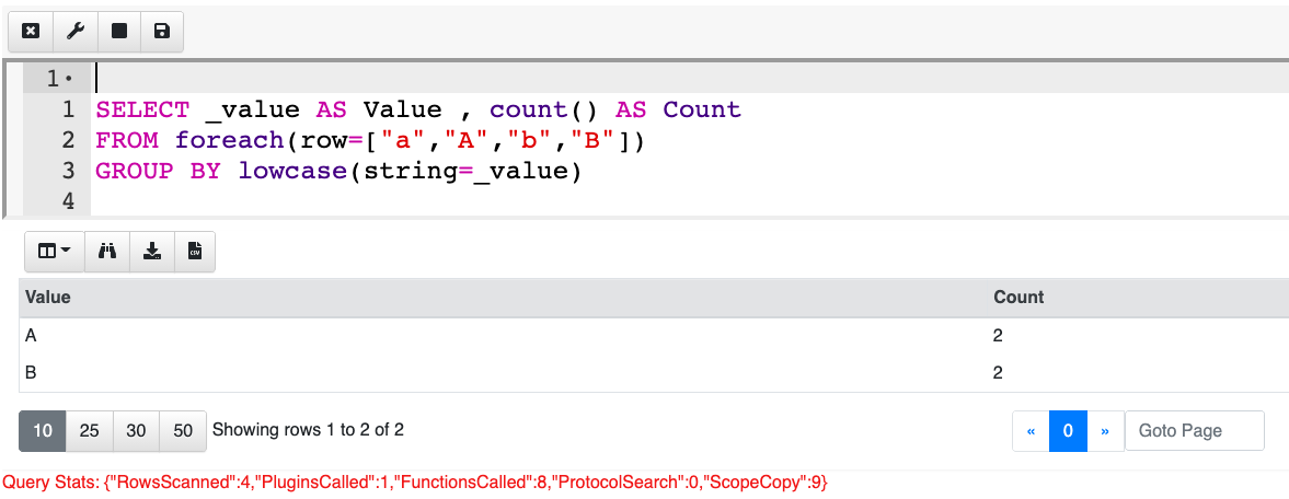 GROUP BY Case insensitive please · Issue #1174 · Velocidex/velociraptor ...
