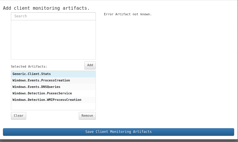 UI Bug in artifact selector · Issue #119 · Velocidex/velociraptor · GitHub