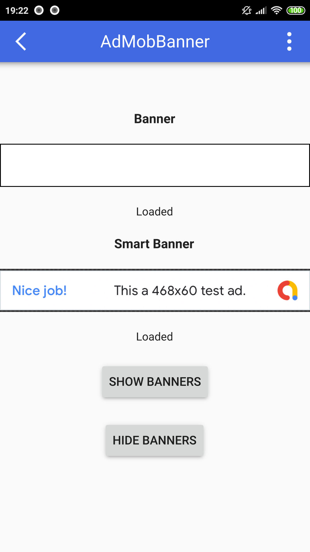 Sample Banner S Ad Unit Works But My App S Ad Unit Doesn T Work