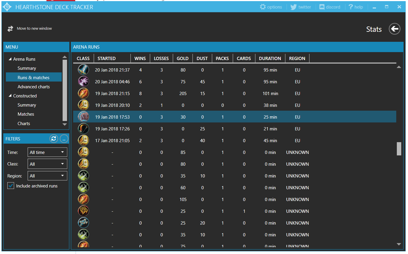 Arena stats from January and older are gone · Issue #3654 · HearthSim ...
