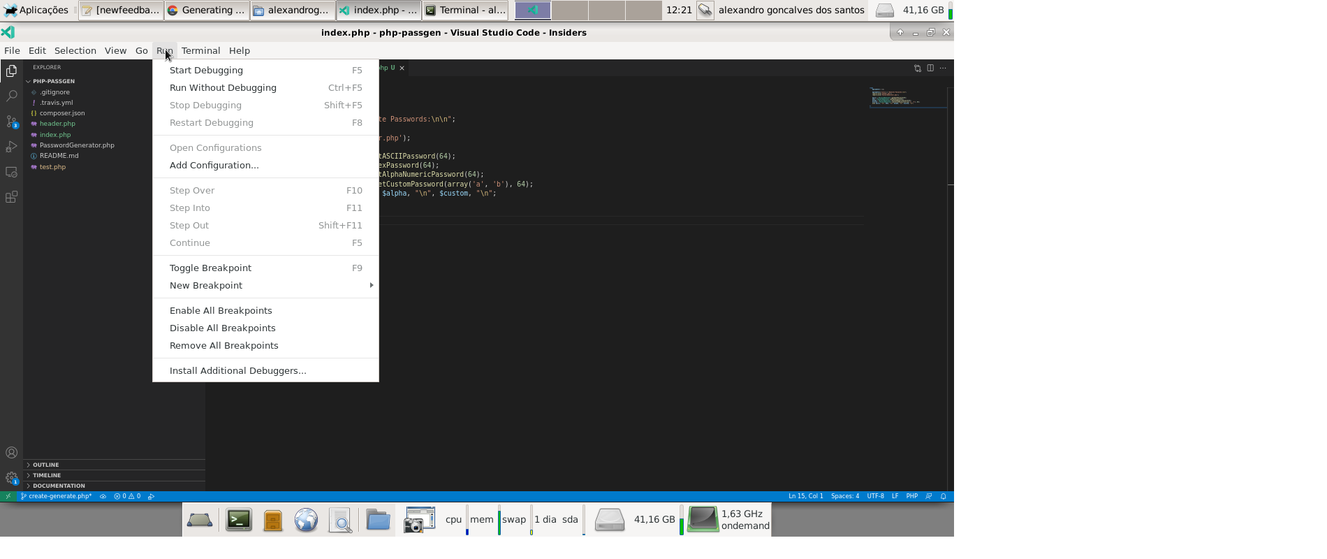 Language PHP needs more support for run! · Issue #121667 · microsoft ...