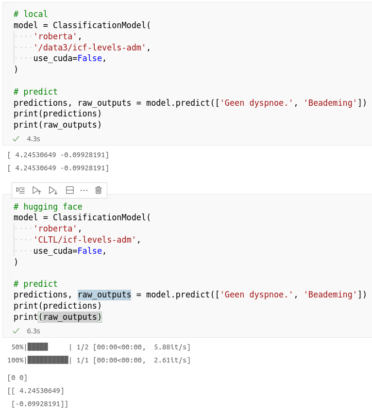 Model's predictions incorrect after upload to Hugging Face · Issue ...