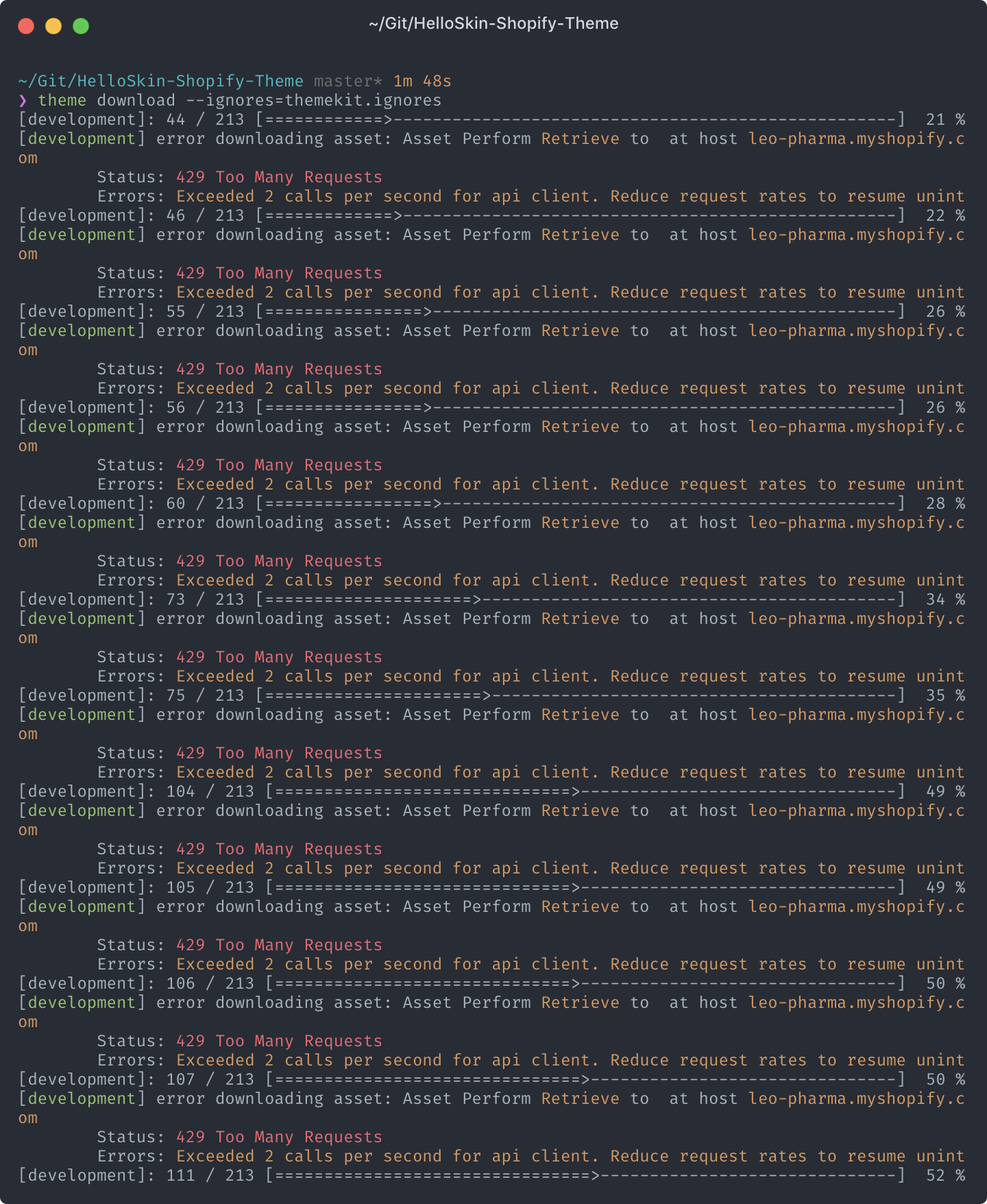 screen shot 1