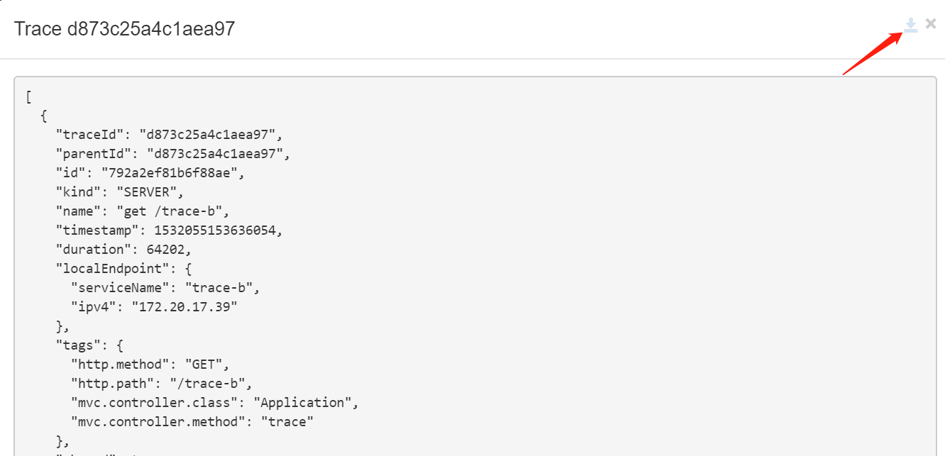 JSON download button still uses v1 HTTP endpoint · Issue 2143