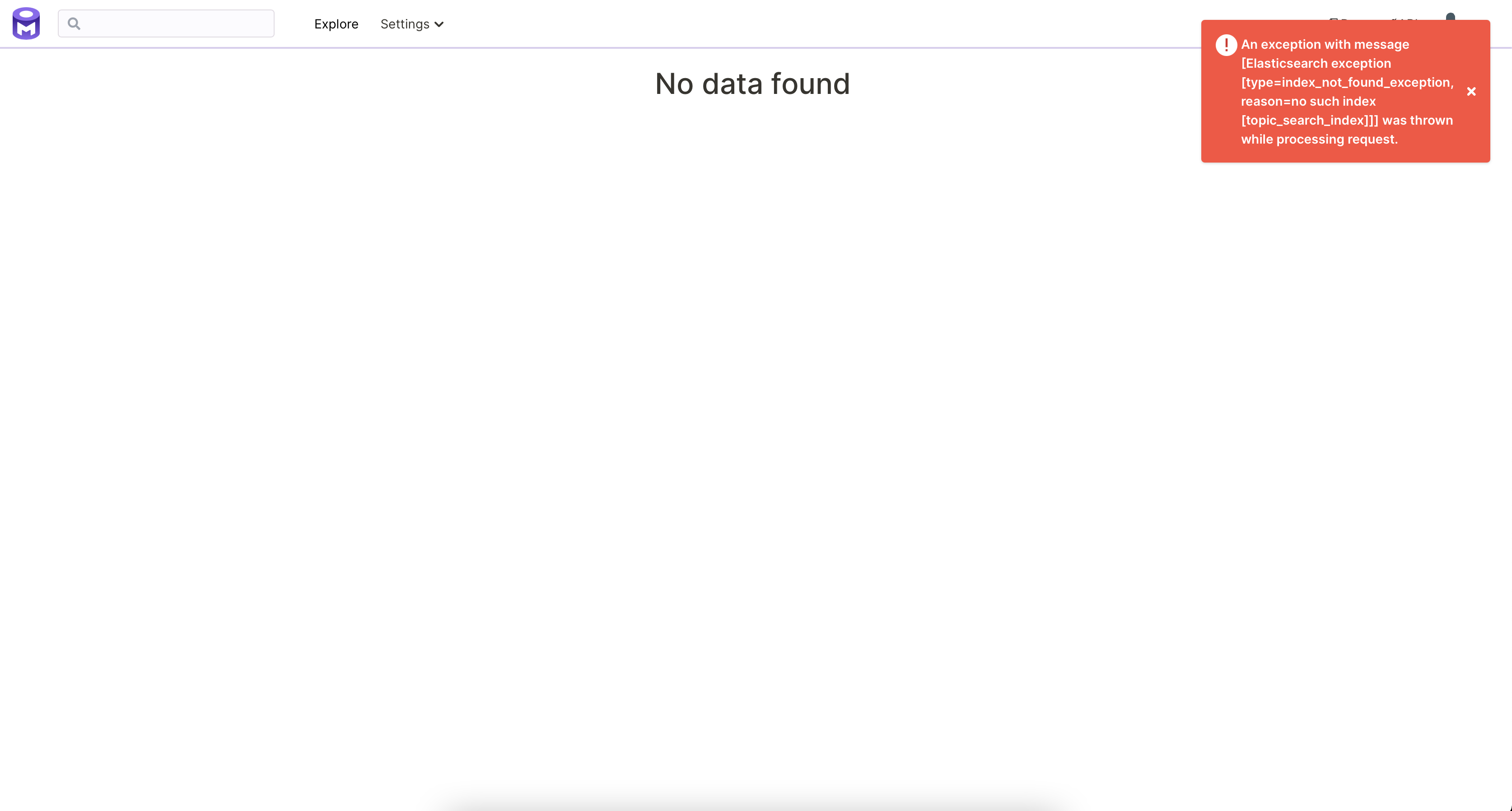 Handle the elastic search errors gracefully · Issue #385 · open ...