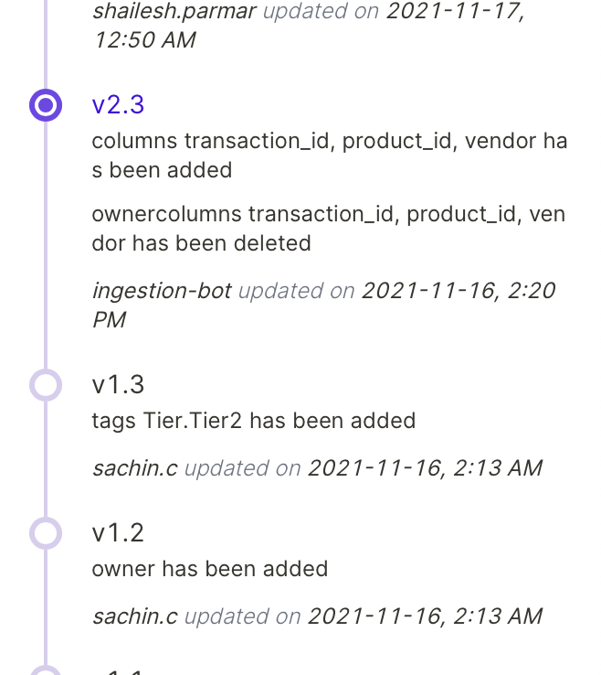 UI: in versioning panel show Major vs Minor prominently · Issue #1250 ...
