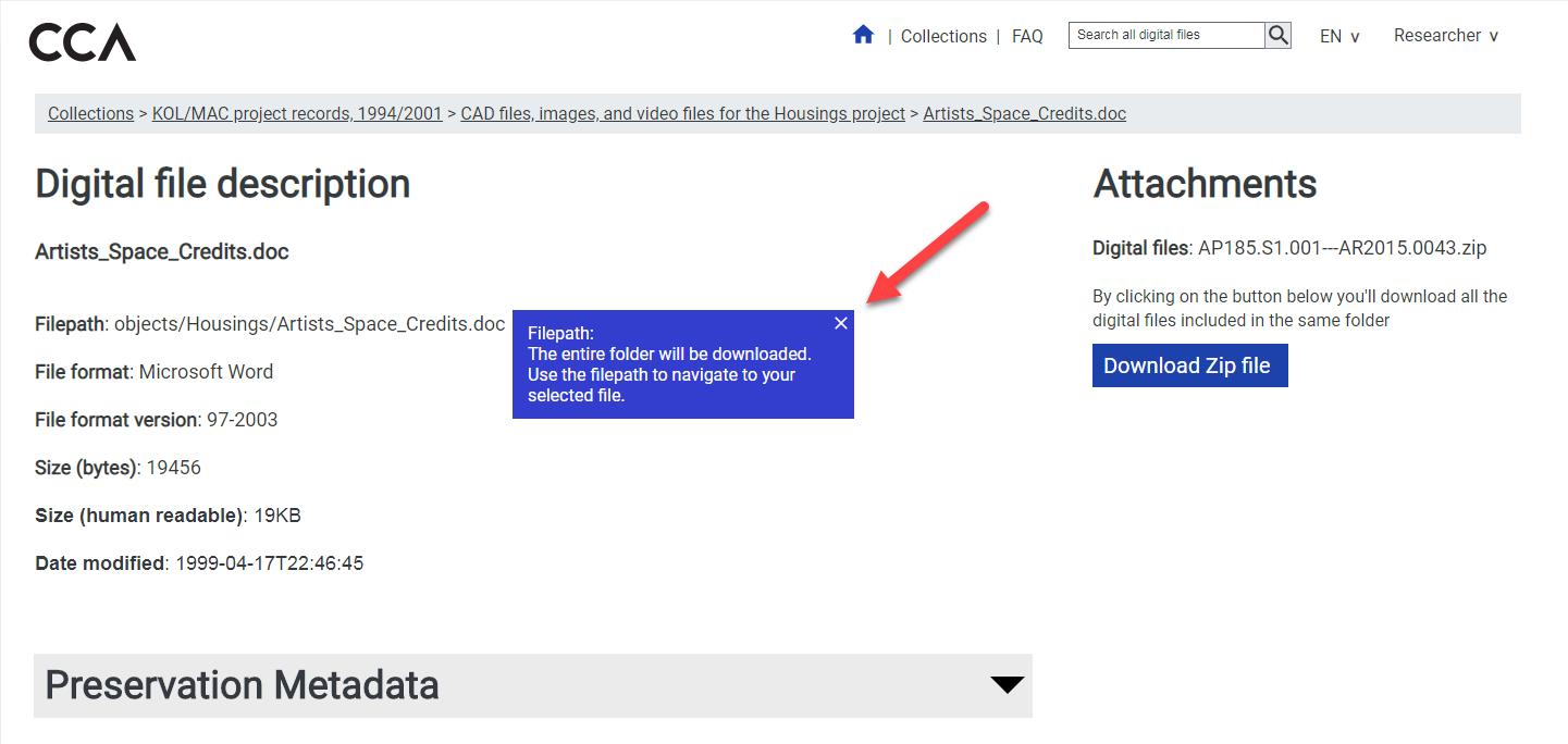 UI: add a tooltip for the filepath · Issue #151 · CCA-Public/scope · GitHub