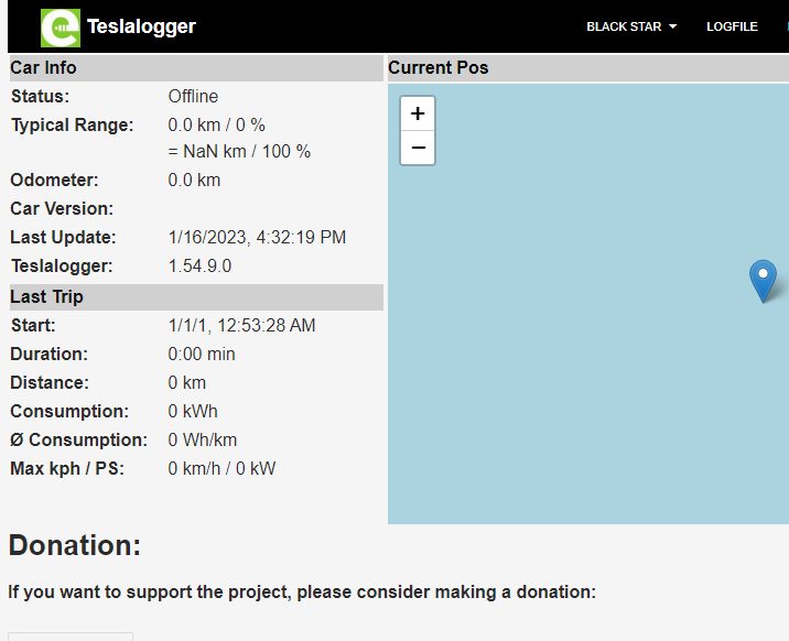 Tesla Http Logs After update to 1.54.9.0, TeslaLogger no longer fetches car data ...