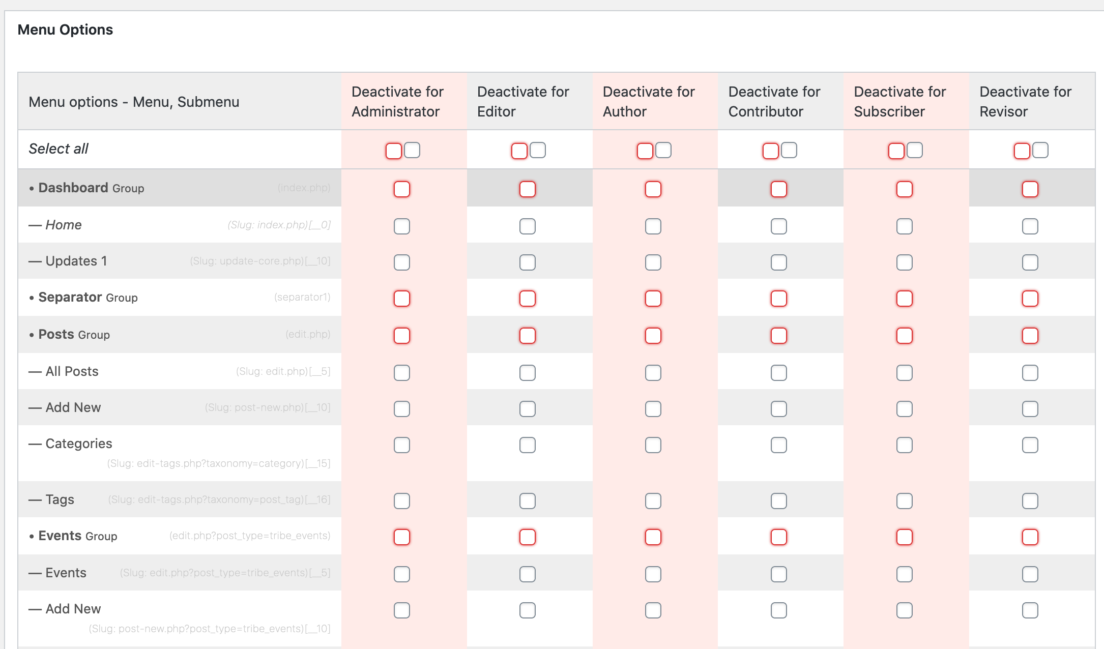 Block access to admin menu links · Issue #9 · publishpress/PublishPress ...