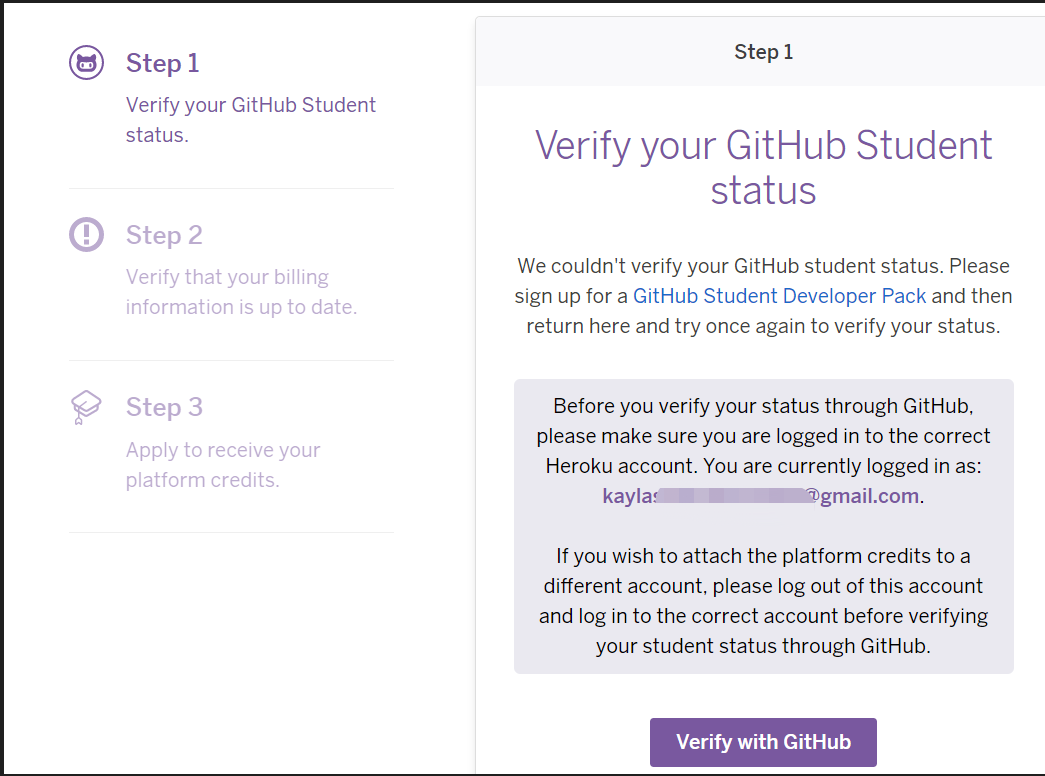 Heroku for GitHub Student status · community · Discussion #48454 · GitHub