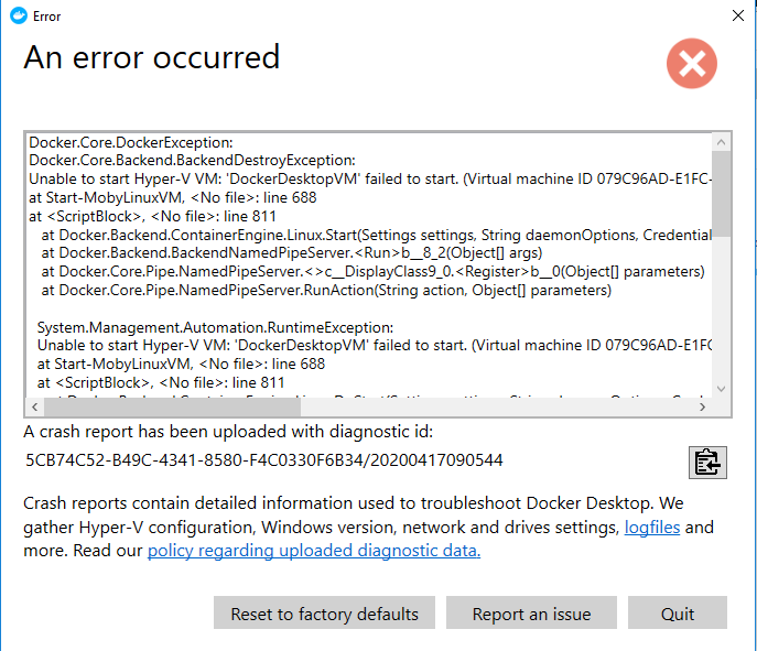 Docker is not start on Windows 10 Pro · Issue #6358 · docker/for-win ...