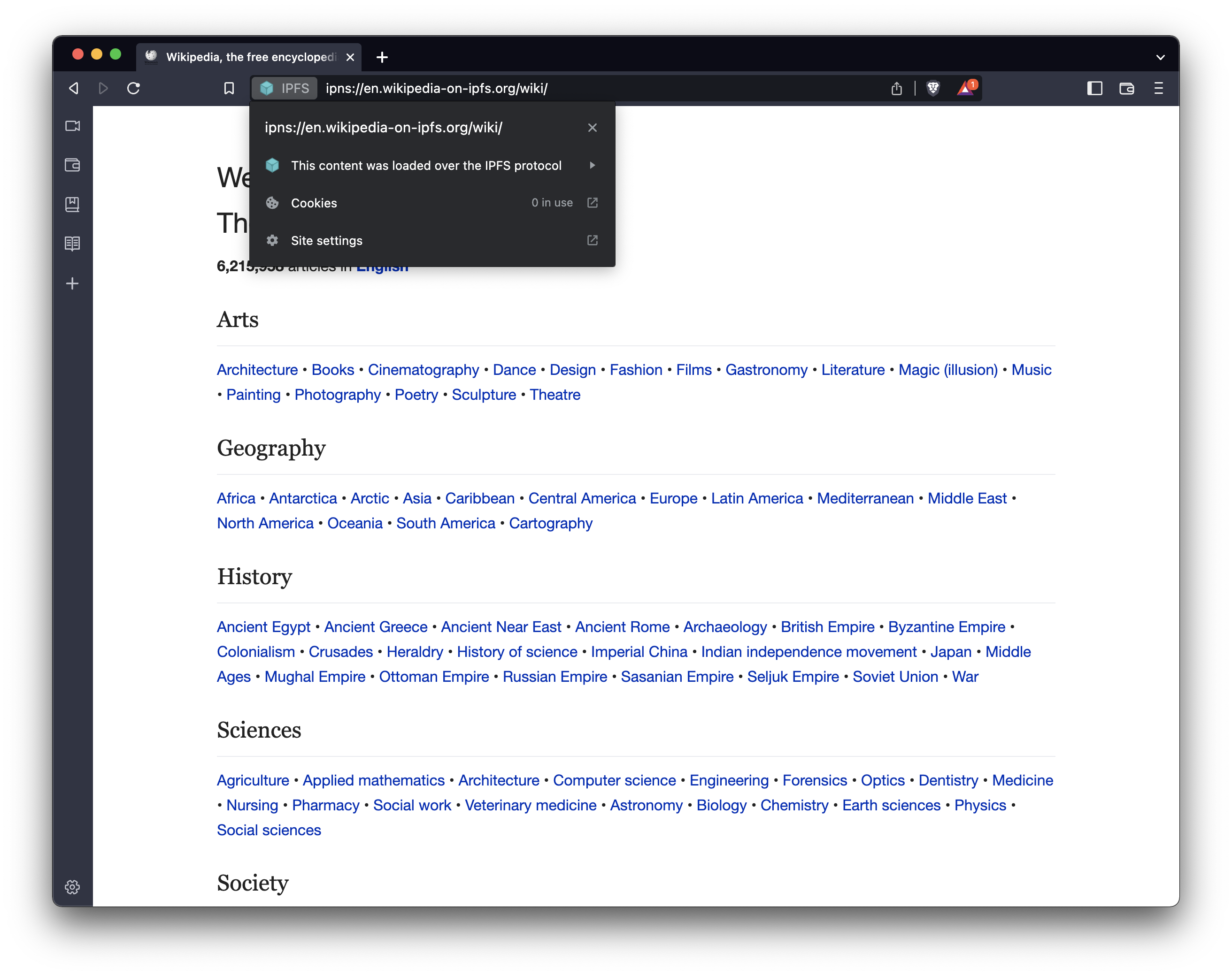 Apply JSON sanitizer to Ipfs · Issue 25284 · brave/bravebrowser · GitHub
