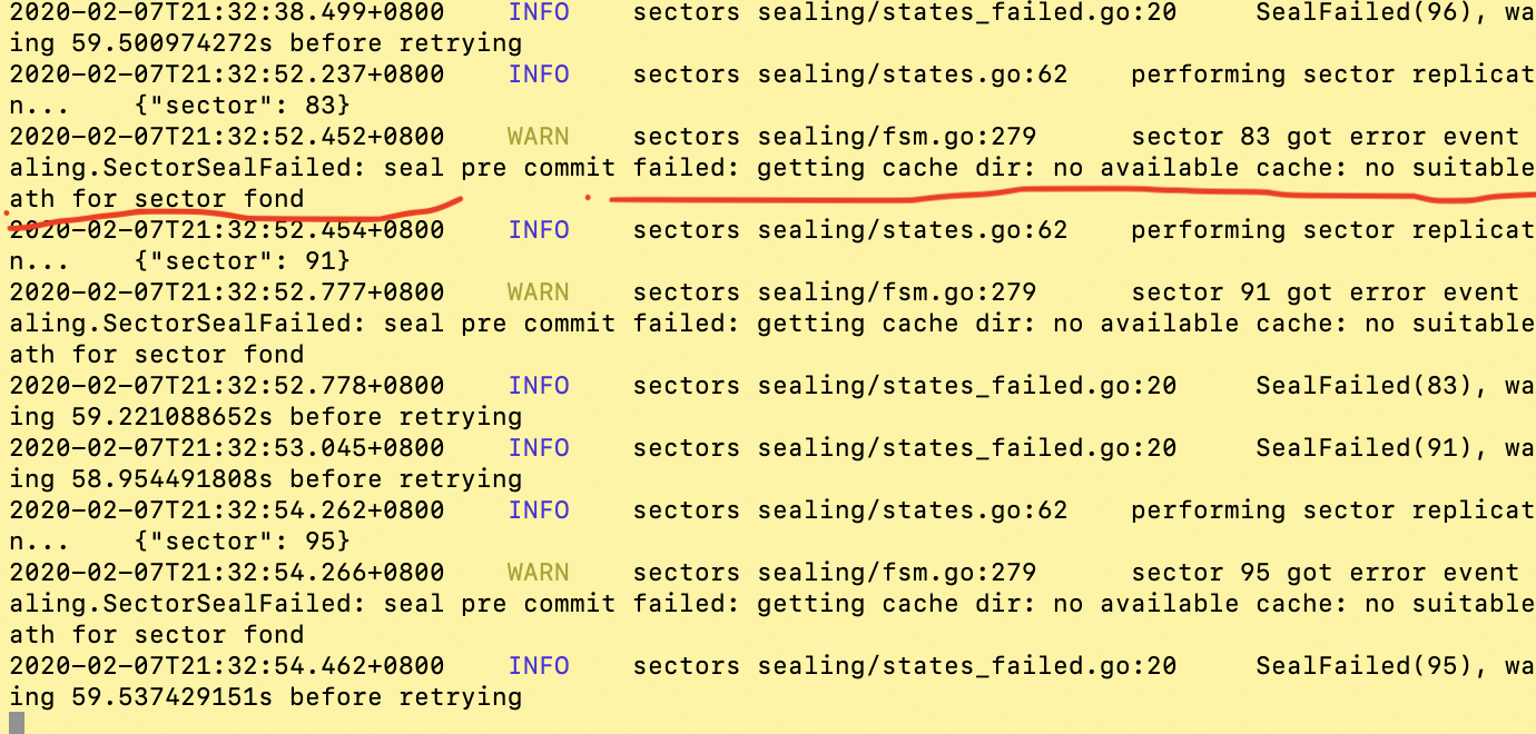 error: no suitable path for sector found · Issue #1262 · filecoin ...