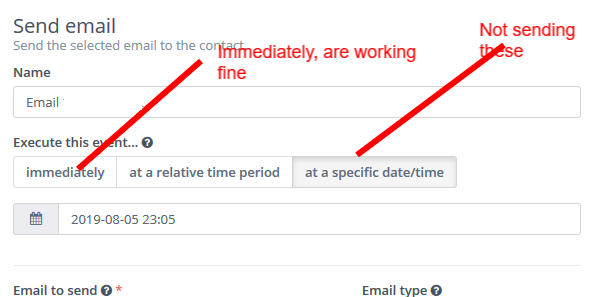 schedule email to send at certian time schedule email to send at certian time