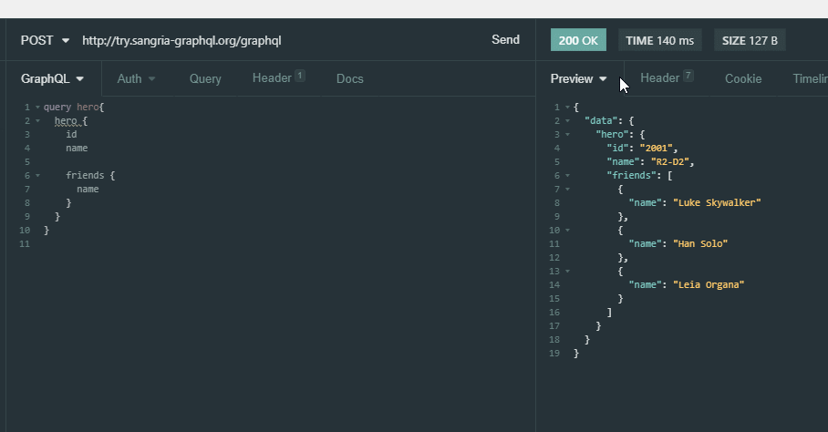 [Feature Request] always colorize lone graphql query · Issue #1068 ...