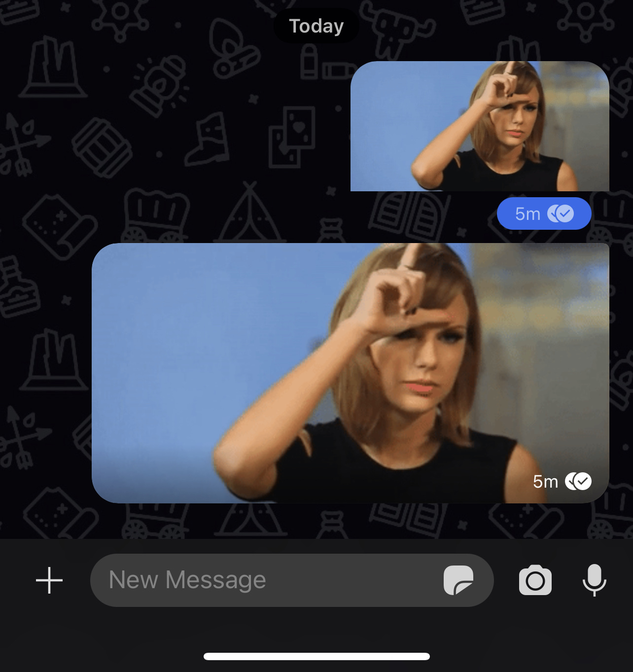 GIFs behave differently when pasted / when sent using the share sheet ...