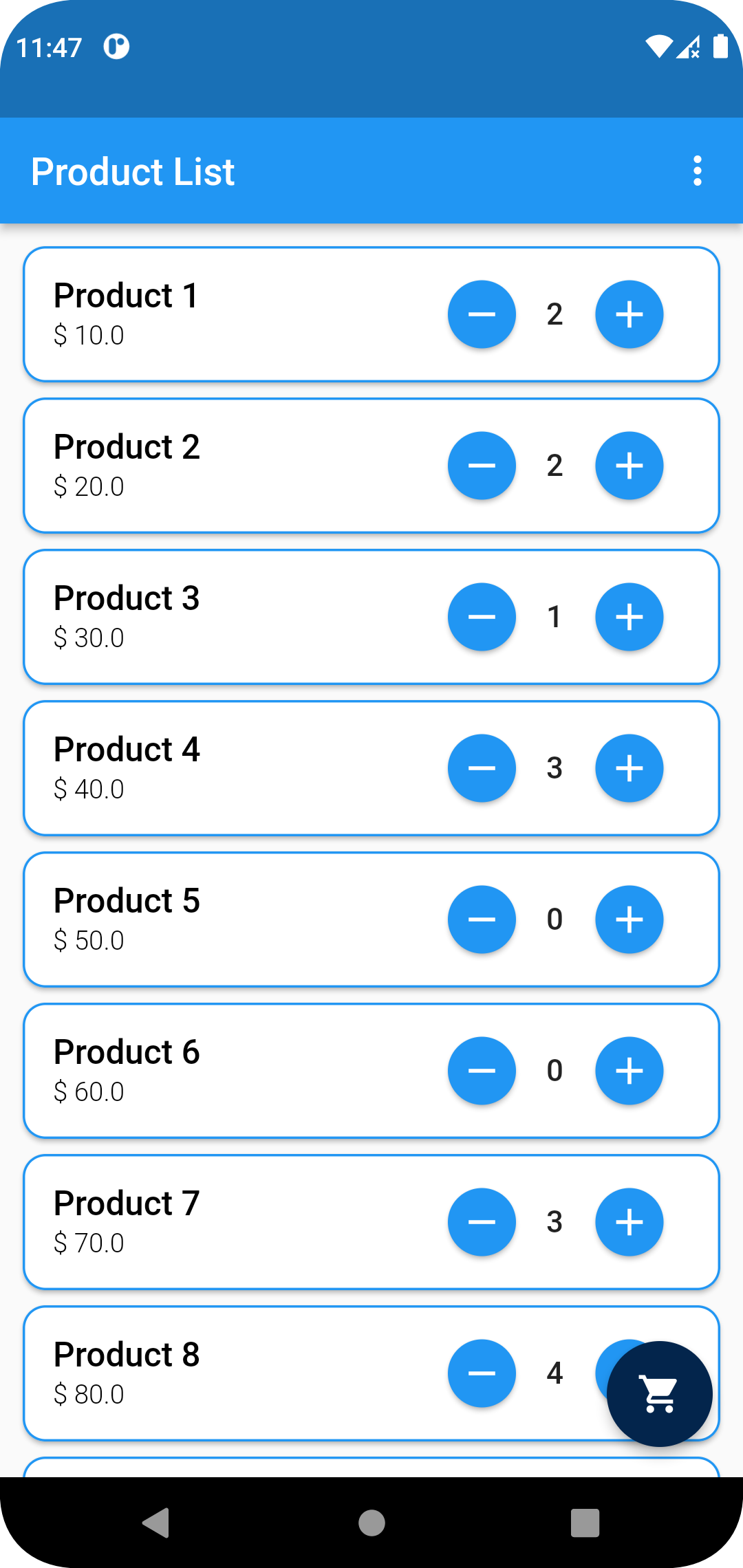 GitHub Shopping cart mechanism
