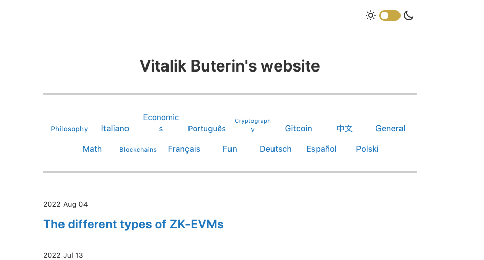vitalik buterins website